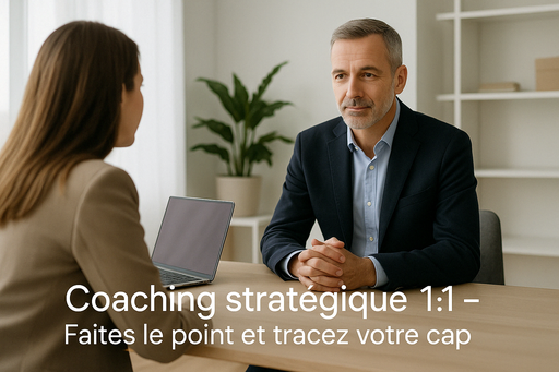 Coaching stratégique 1:1 – Faites le point et tracez votre cap